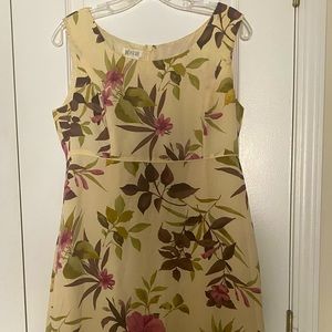 Due Per Due 100% Silk Floral Print Sundress